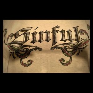 Sinful SS T-shirt ~ Sz XL ~ Love and Pride